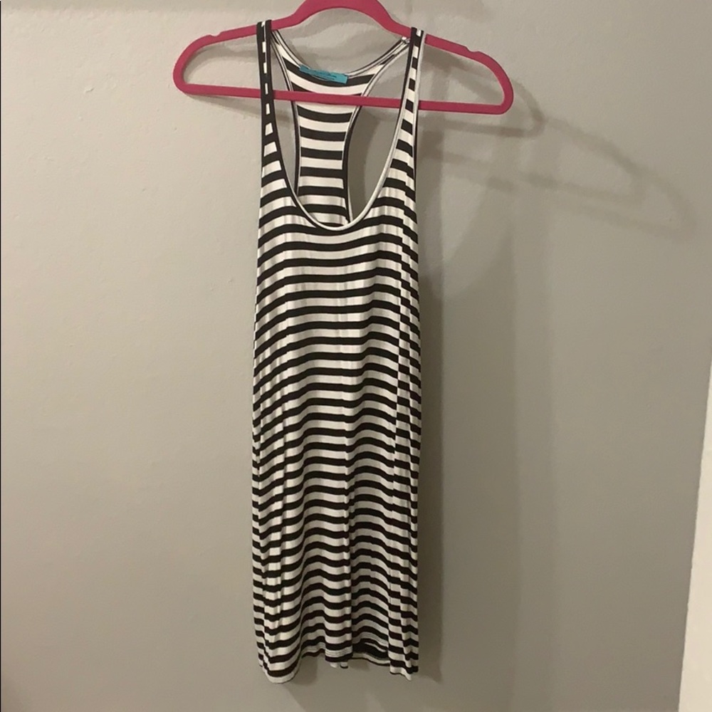 Black/White Racerback Dress